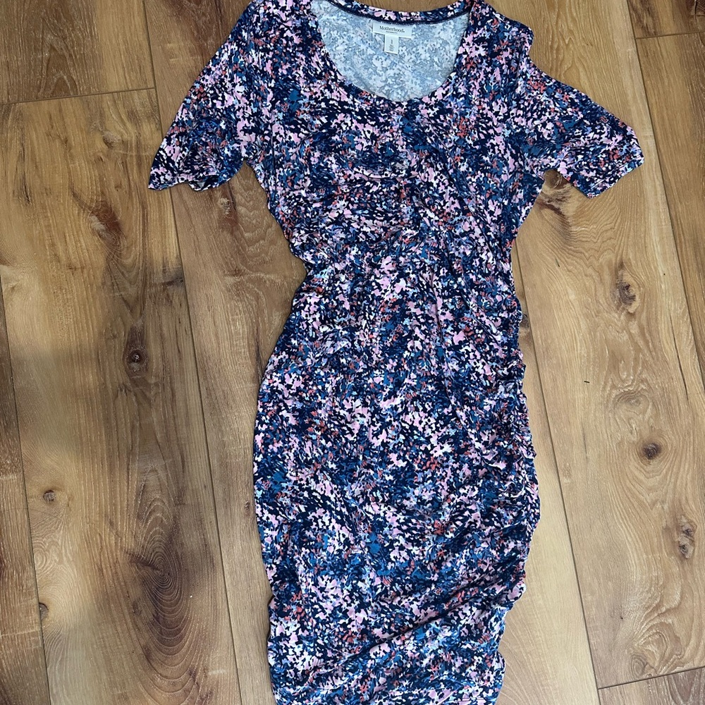 Floral Print Women's Maternity Dress